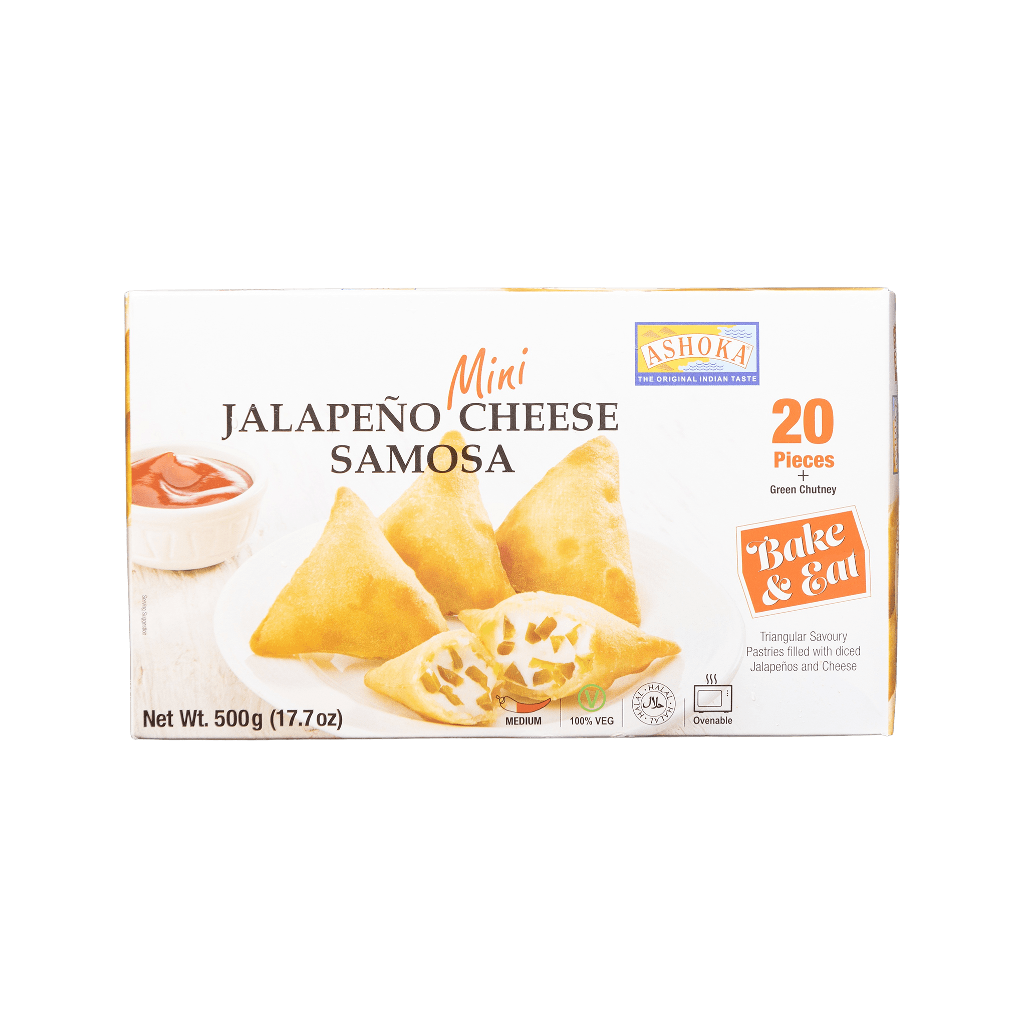 ● samosa Monsoon Kitchens, Large Vegetable Samosa, 4 lbs, (2 Count