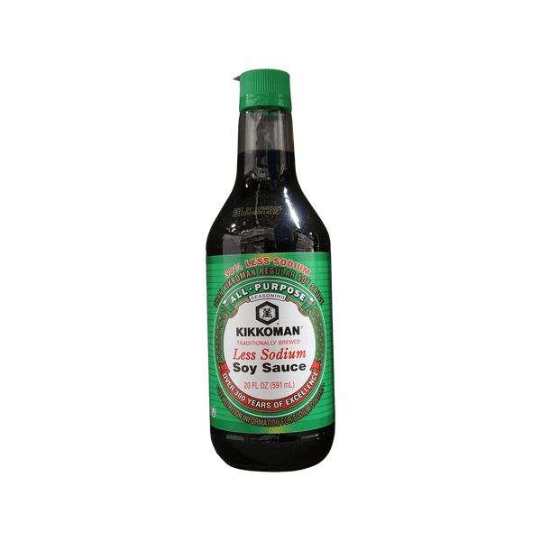 Kikkoman Less Sodium Soy Sauce, 20oz - jaldi