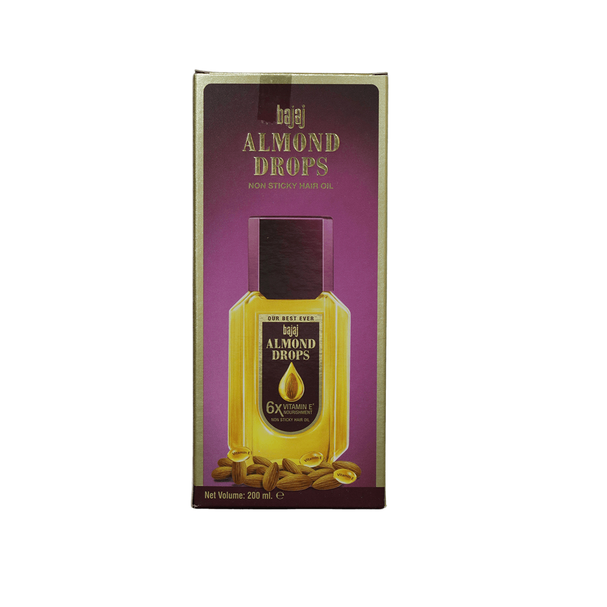 Bajaj Almond Drops Non Sticky Hair Oil 200ml Jaldi 8260