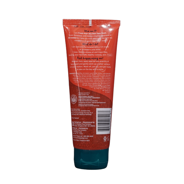 Himalaya Strawberry Oil Clear Face Wash, 100ml - jaldi