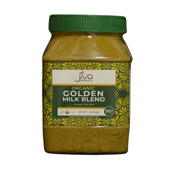 Jiva Organic Golden Latte Mix, 1lb - jaldi