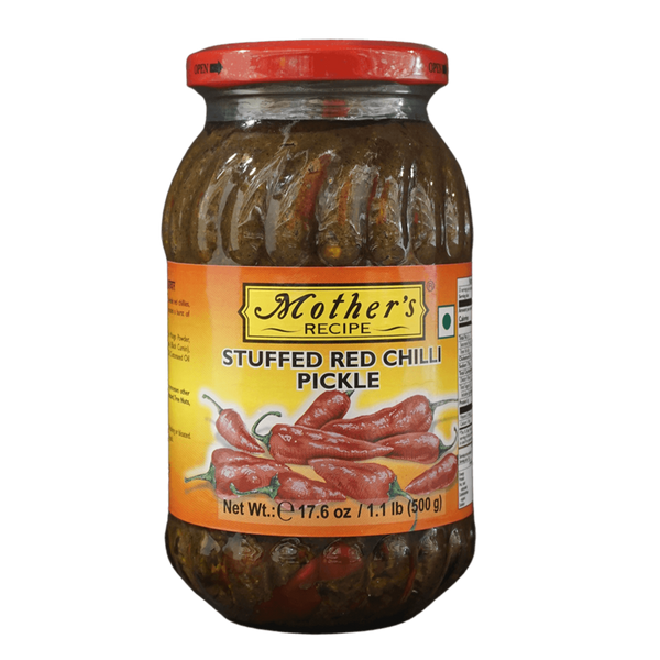 Mother's Recipe Stuffed Red Chilli Pickle, 20.3oz - jaldi