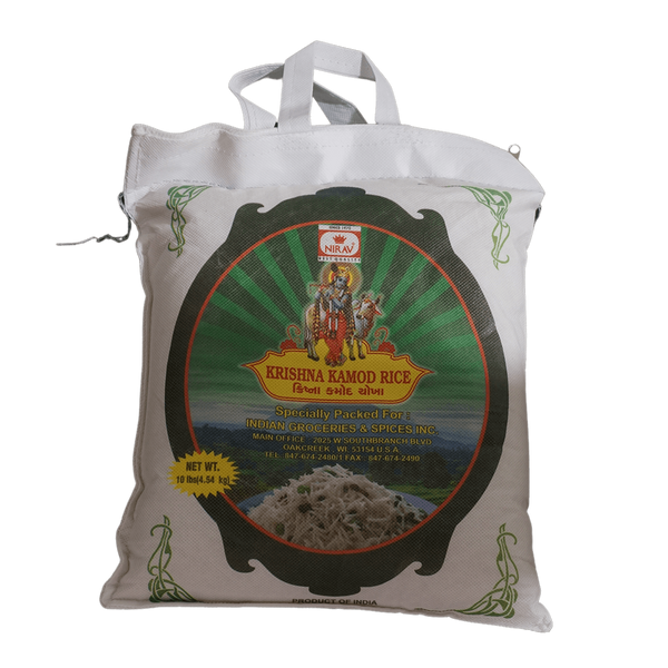 Nirav Krishna Kamod Rice, 10lb - jaldi