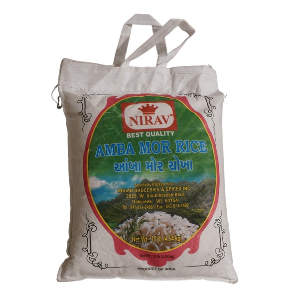 Nirav Amba Mor Rice, 10lb - jaldi