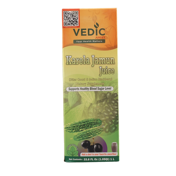 Vedic Karela Jamun Juice, 1l - jaldi