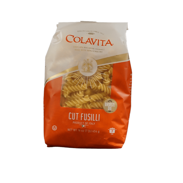 Colavita Cut Fusilli Pasta, 454g - jaldi