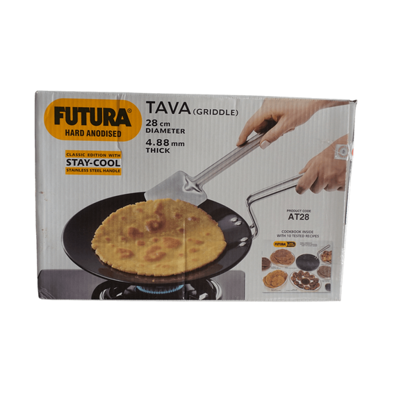 Futura Hard Anodised Tava, 28cm - jaldi