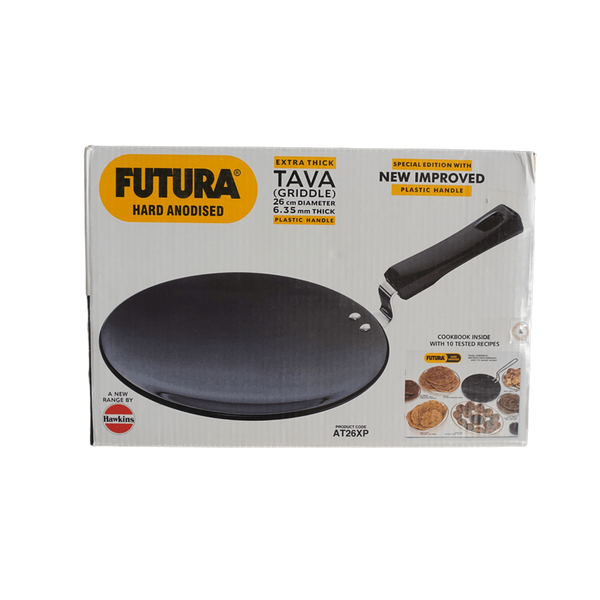 Futura Hard Anodised Tawa, 26cm - jaldi