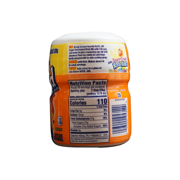 Kool-Aid Sweetened Orange Powdered Drink Mix, 19oz