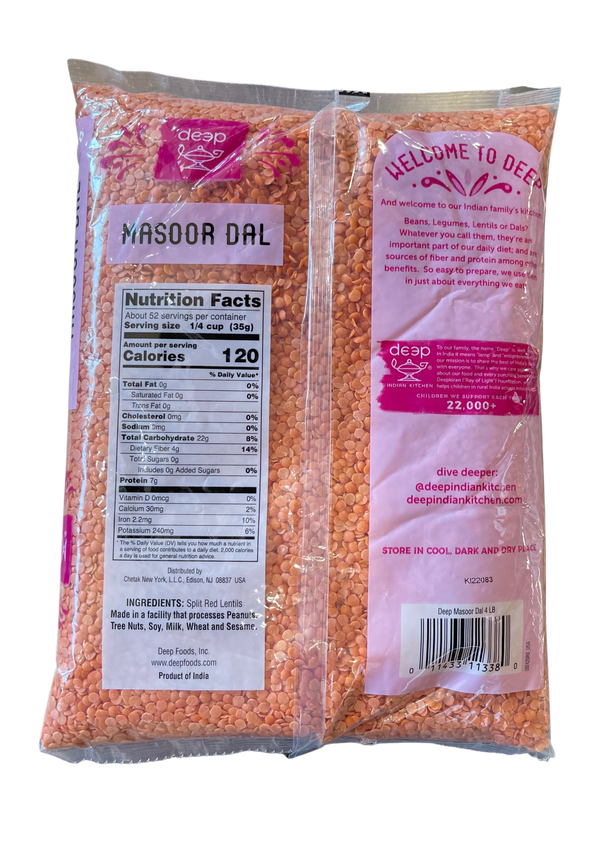 Deep Masoor Dal, 4lb