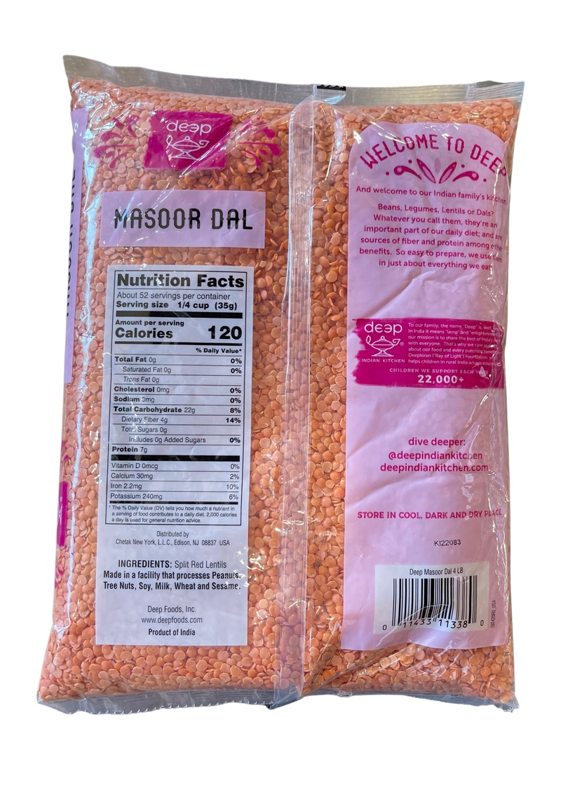 Deep Masoor Dal, 4lb