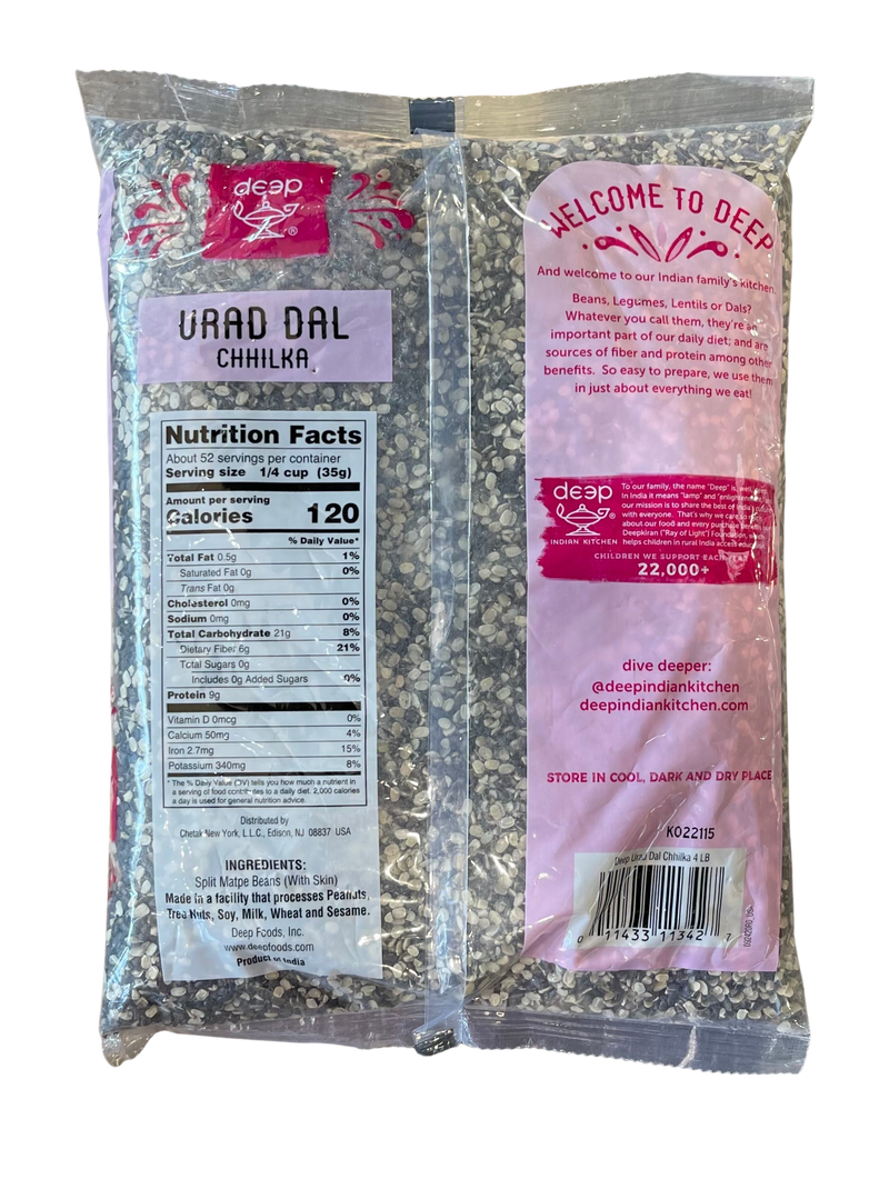 Deep Urad Dal Chilka, 4lb