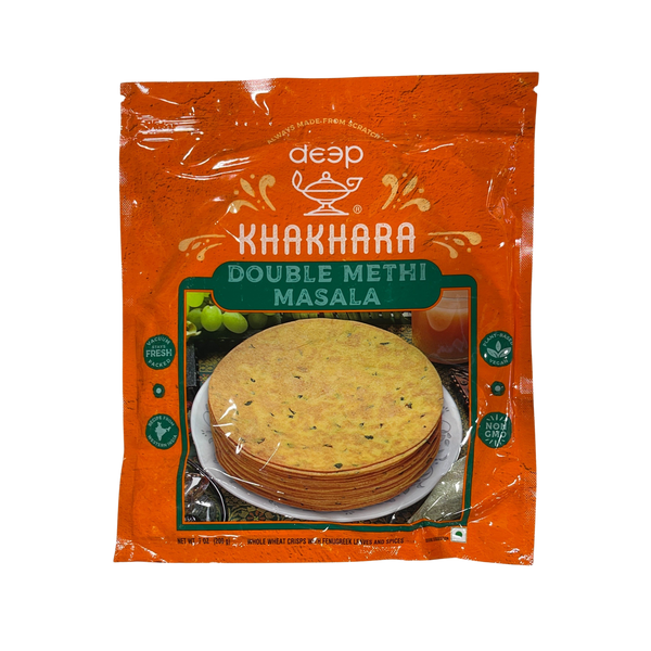 Deep Double Methi Masala Khakhara, 7 oz