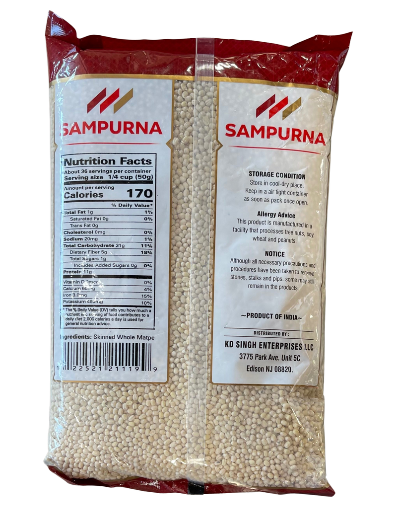 Sampurna Urad Gota Dal, 4lb