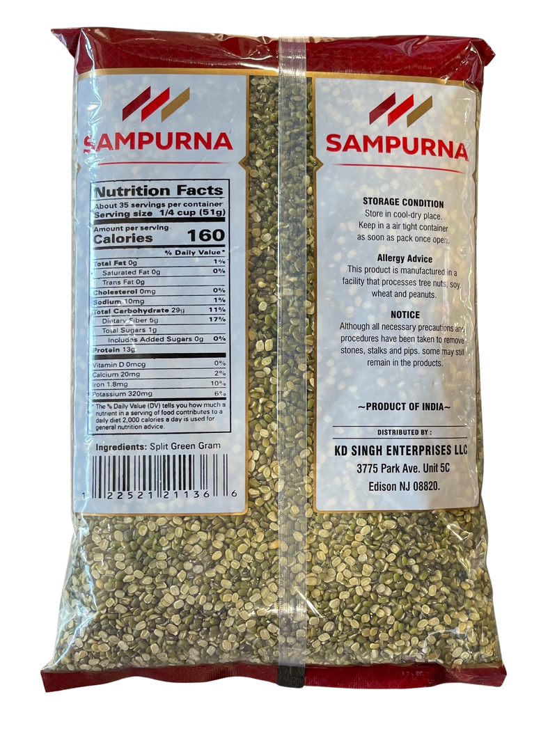 Sampurna Moong Split, 4lb