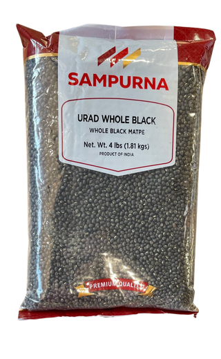 Sampurna Urad Whole Black, 4lb