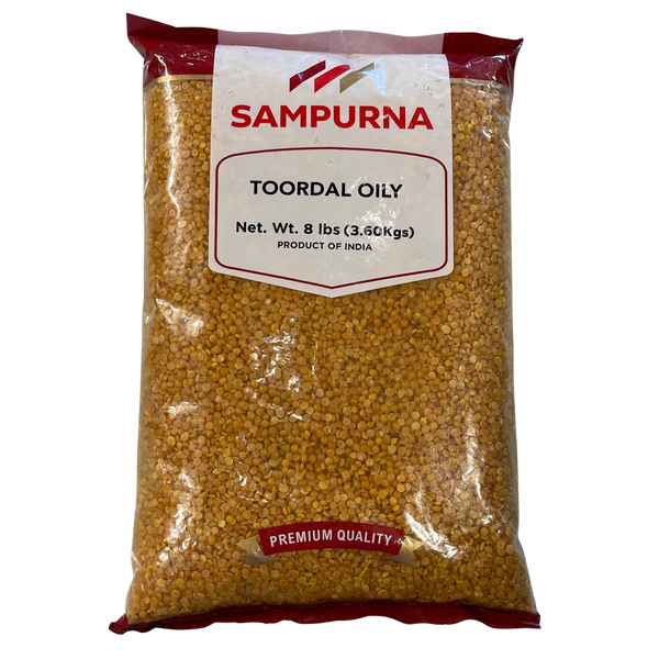 Sampurna Toor Dall Oily, 8 lb