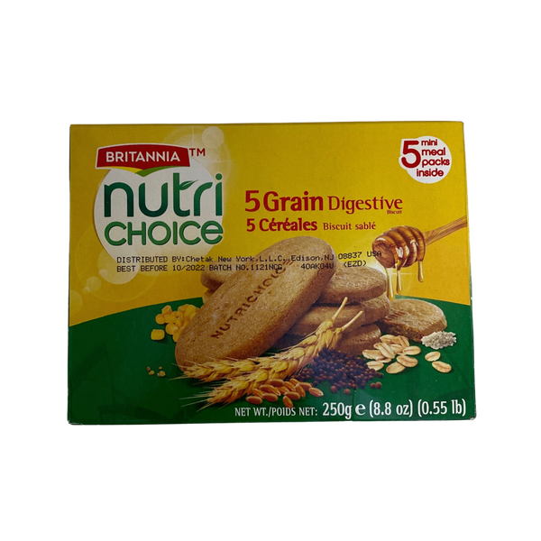 Britania Nutri Chice 5Grain Cookie, 250 g