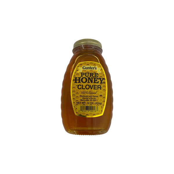 Gunters Clover Pure Honey, 16 oz