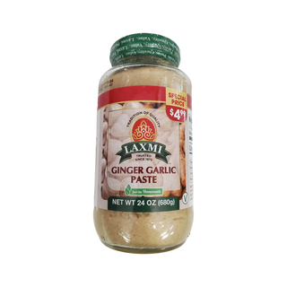 Laxmi Ginger Garlic Paste, 24 oz