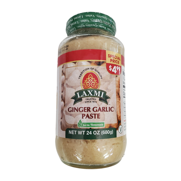 Laxmi Ginger Garlic Paste, 24 oz