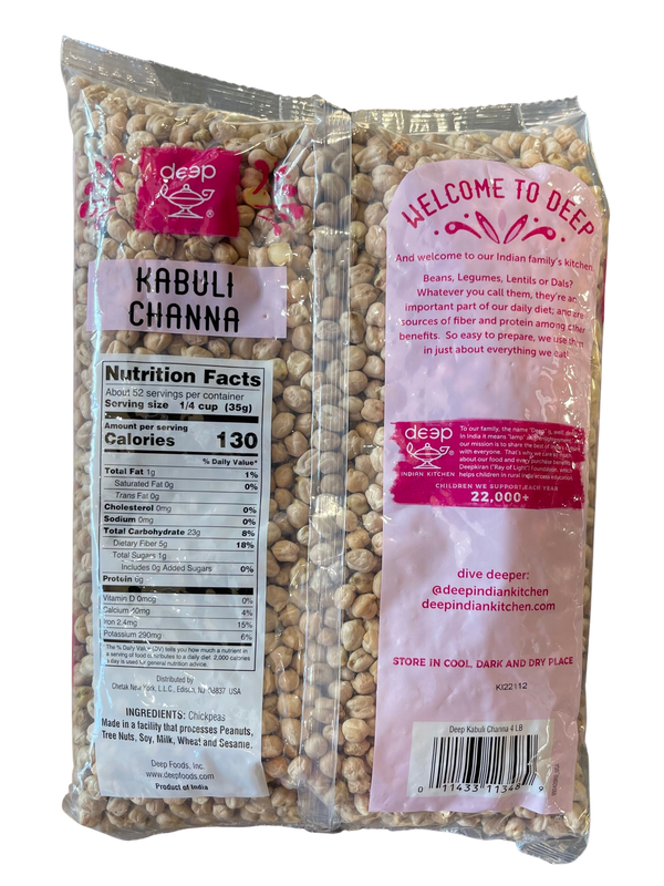 Deep Kabuli Channa, 4lb