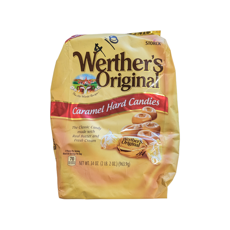 Werthers Original Caramel Hard Candies, 34 oz