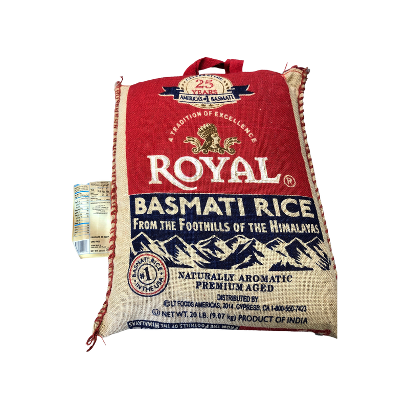 Royal Chef Basmati Rice, 20 lb