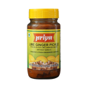 Priya Lime Ginger Pickle Without Garlic, 300g