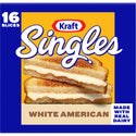 Kraft Singles White American Slices, 16 ct Pack