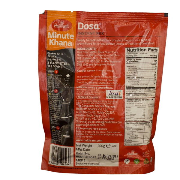 Haldiram Dosa Instant Mix, 200g