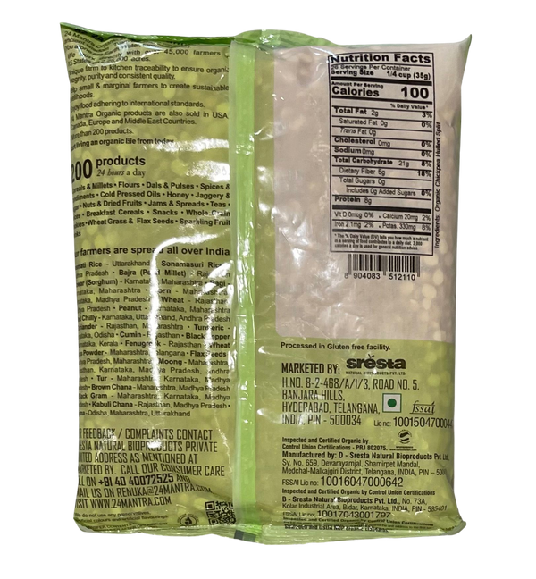 24 Mantra Organic Chana Dal, 2lb