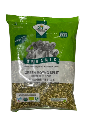 24 Mantra Organic Green Moong Split, 2lb