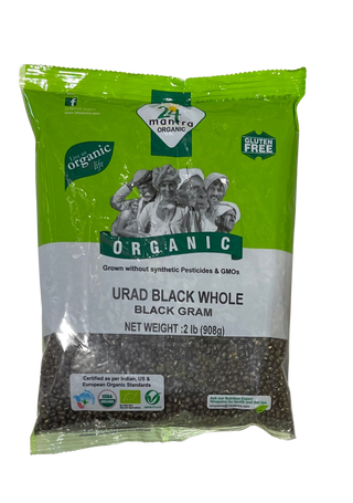 24 Mantra Organic Urad Black Whole, 2lb