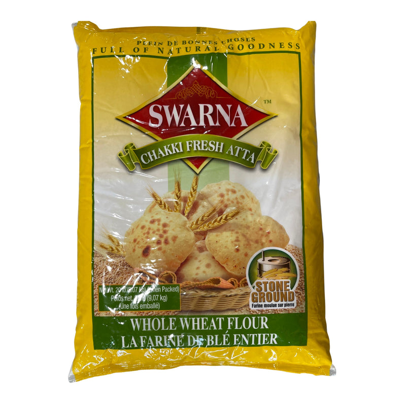 Swarna Chakki Fresh Atta, 20lb