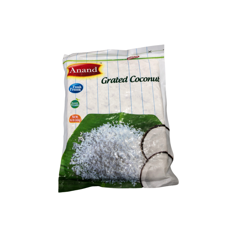 Anand Frozen Grated Coconut, 16 oz