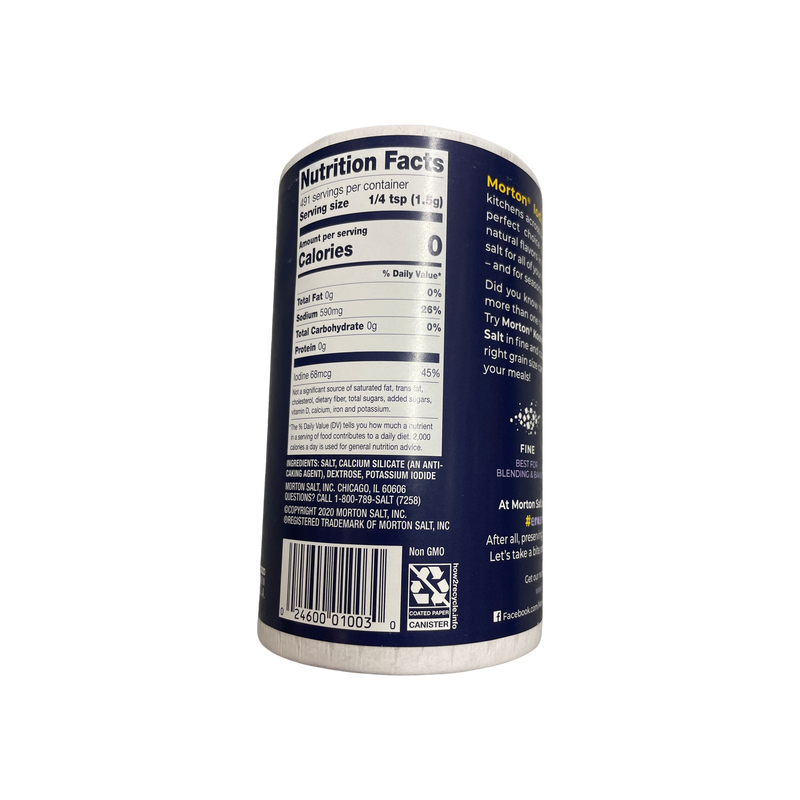 Morton Iodized Salt, 26 oz