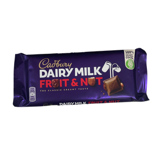Cadbury Dairy Milk Chocolate Fruit & Nut, 110 g