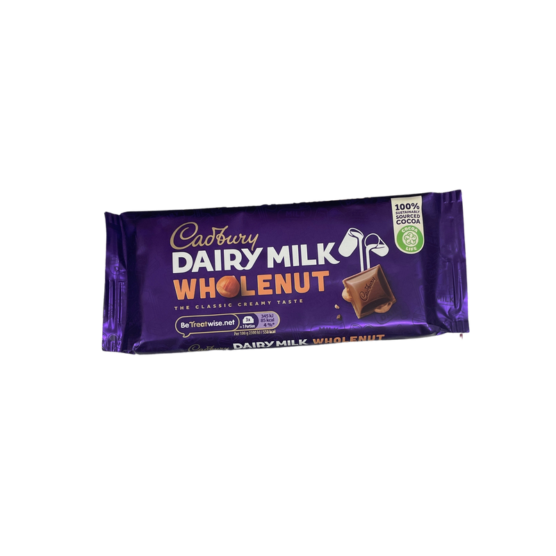Cadburry Dairy Milk Wholenut, 200 g