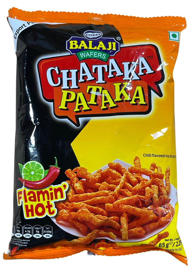Balaji Chataka Pataka Flaming Hot, 65g