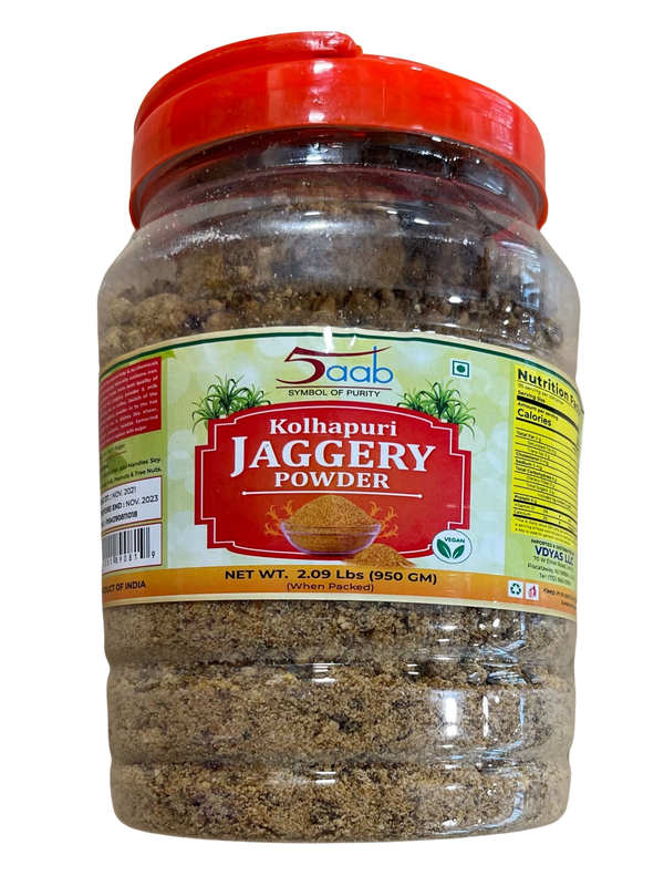 5aab Kolhapuri Jaggery Powder, 2.09lbs