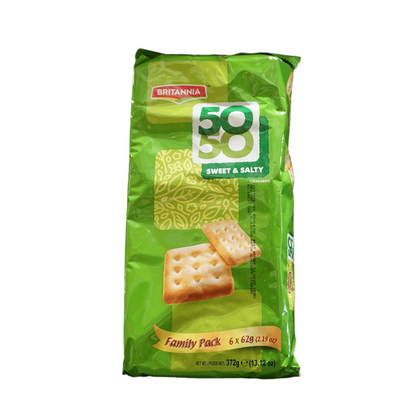 Britannia 50 50 Sweet and Salty Biscuit, 372g - jaldi