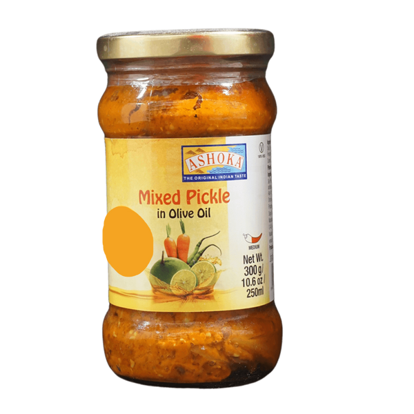 Ashoka Mixed Pickle In Olive Oil, 300g - jaldi