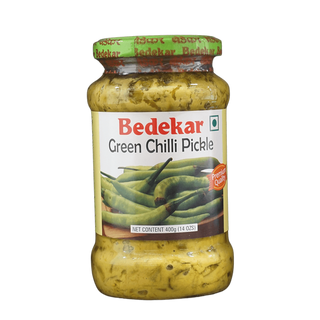 Bedekar Green Chilli Pickle, 400g - jaldi