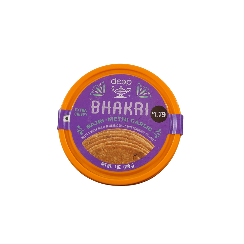 Deep Bhakri Methi-Garlic, 7oz - jaldi