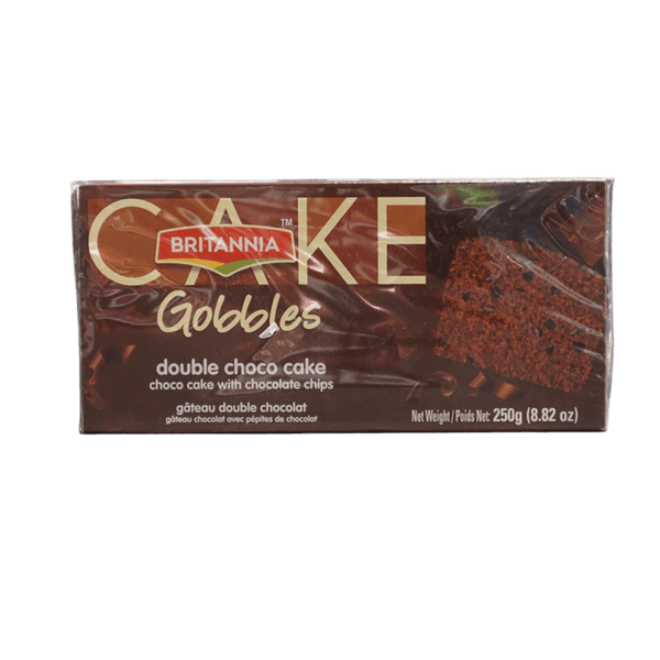 Britannia Gobbles Double Choco Cake, 250g - jaldi