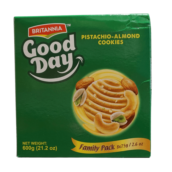 Britannia Good Day Pistachio-Almond Cookies, 600g - jaldi