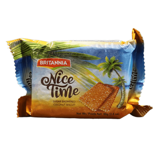 Britannia Nice Time Sugar Showered Coconut Biscuit, 80g - jaldi