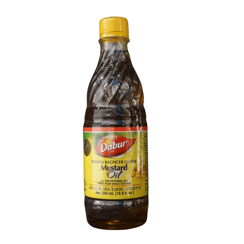 Dabur Indian Kachchi Ghani Mustard Oil, 500ml - jaldi