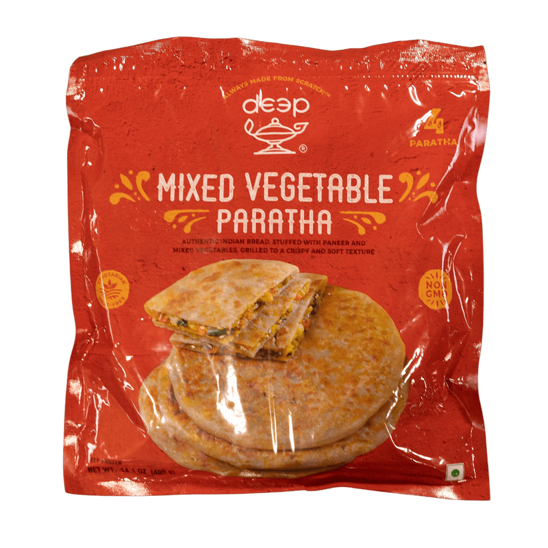 Deep Mixed Vegetable Paratha, 14.1oz - jaldi
